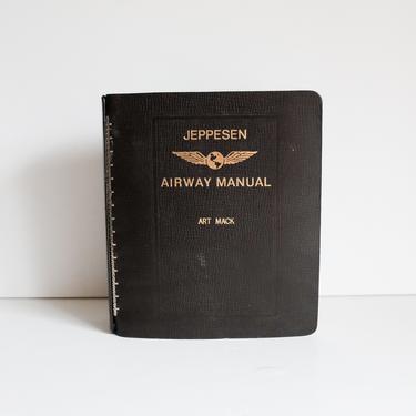 Vintage Jeppesen Airway Manual / Vintage aerospace / Aviation ephemera memorabilia 