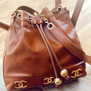 Chanel discount cognac bag