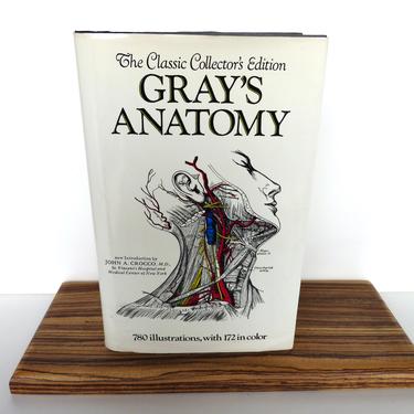 Vintage 1977 Grays Anatomy Classic Collectors Edition Hardback Book With Dust Jacket, Grays Anatomy With Color Illustrations 