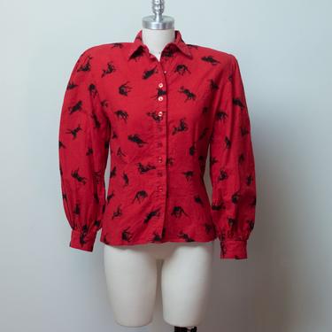 1980s Flannel Shirt | Norma Kamali 