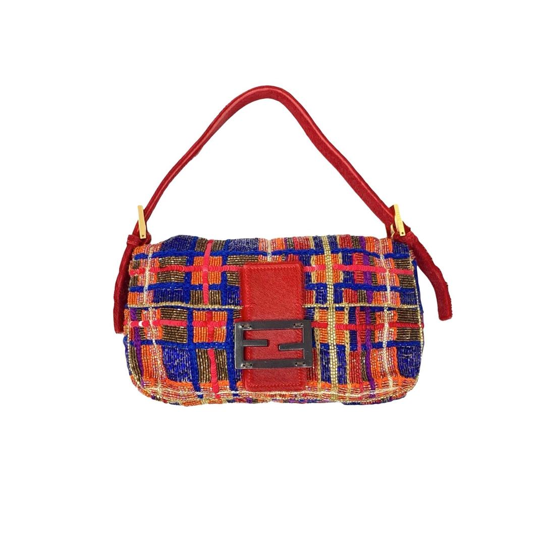 Fendi Multicolor Beaded Baguette Bag | Treasures of NYC | New York, NY