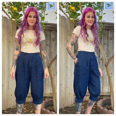 Vintage 1970’s Denim Pedal Pusher Pants 