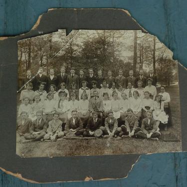 Antique Photograph of Edwardian Era School Children - Early 1900s - Wall Decor 