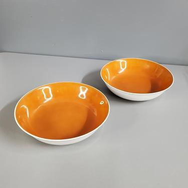 One Thomas & Co Fraser China "Orange Sheba" 9" Bowl 
