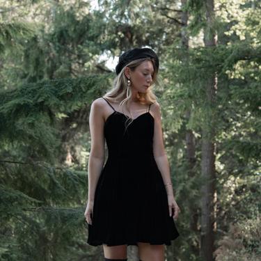 80s little black dress 80s Bubble Dress with Tassels | XS main image 0