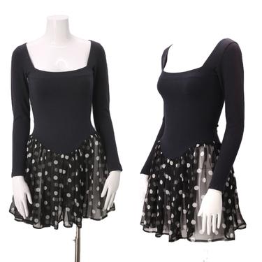 black mini dress new years eve Vintage - Betsey Johnson