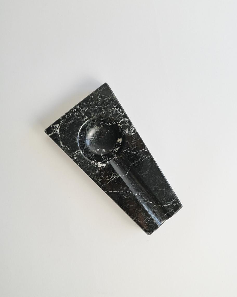 Vintage Black Marble Cigar Ashtray Lantana Lane Orlando, FL