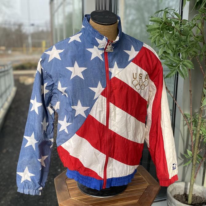 Vintage 90’s US outlet Olympics Nylon Windbreaker Jacket