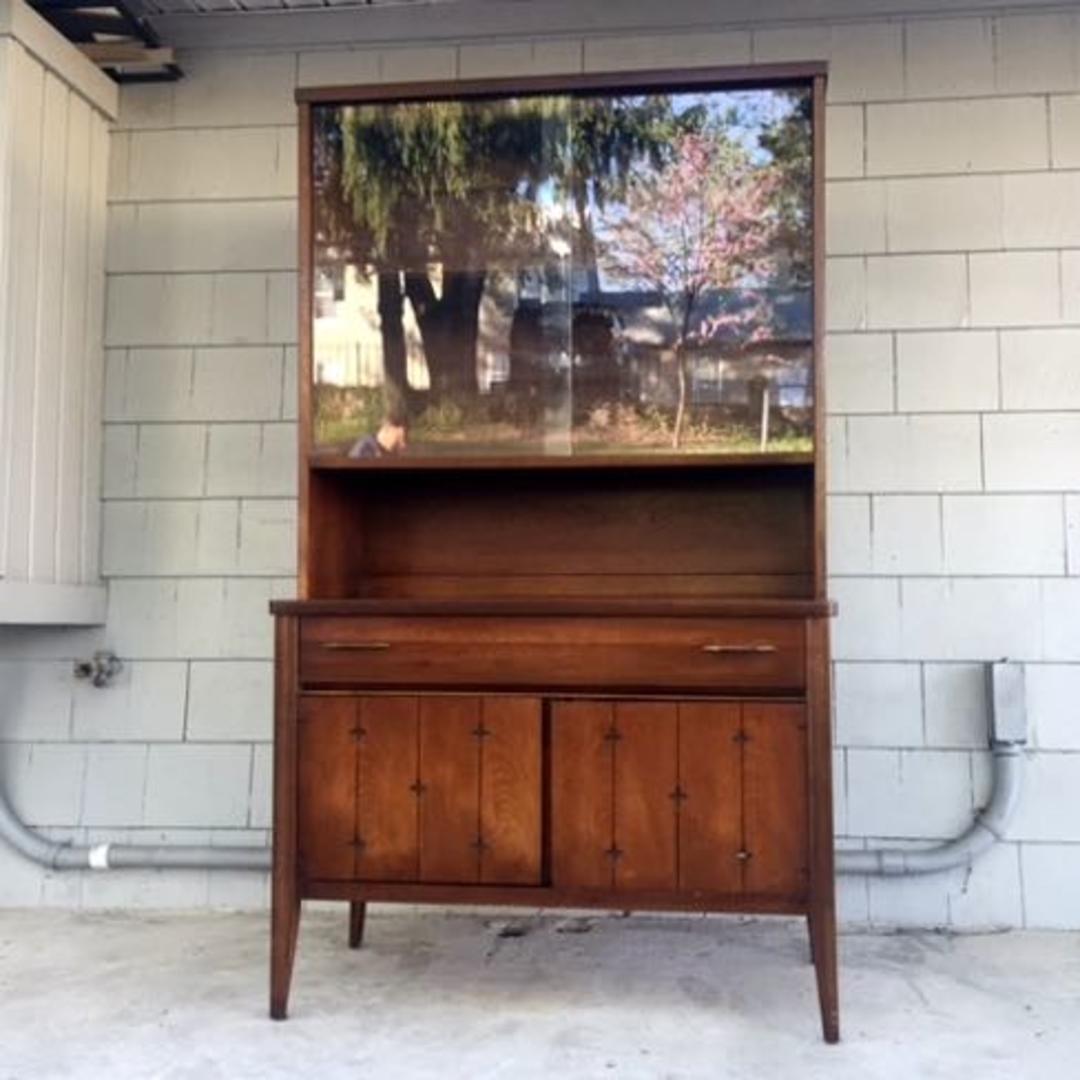 Midcentury Broyhill Saga Bookcase Hutch Cabinet From Off Main