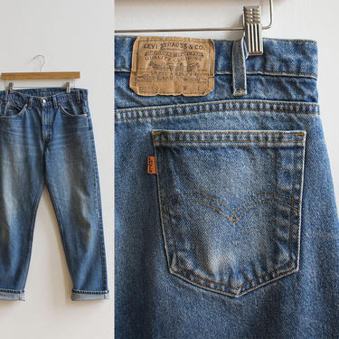 Vintage 1970s Levis / Orange Tab Levis / Vintage Levis 217 | Milk 