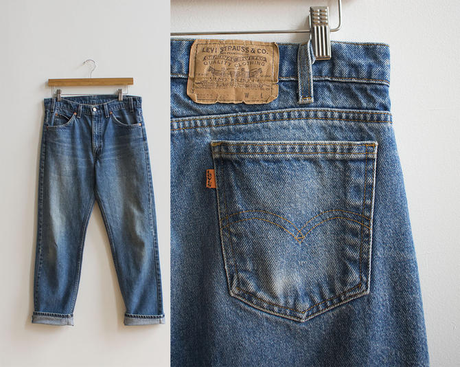 Vintage 1970s Levis / Orange Tab Levis / Vintage Levis 217 Jeans / Vintage  | Milk & Ice | Baltimore, MD