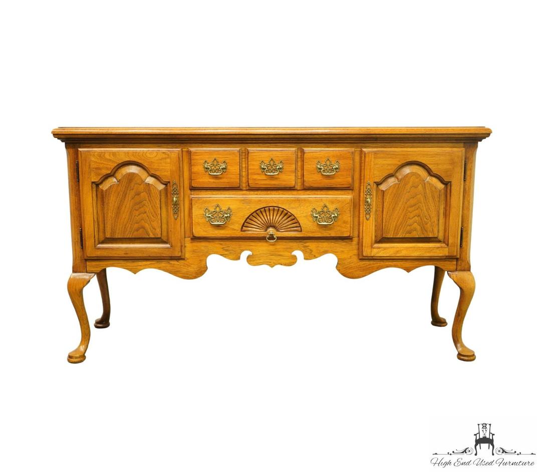 THOMASVILLE Fisher Park Collection Solid Oak 60" Sideboard / Buffet 21621240 High End Used