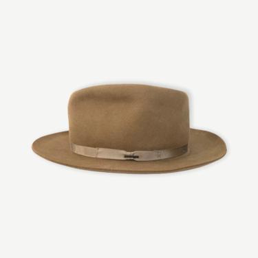 Vintage STETSON x Eddie Bauer Western Fedora ~ size 7 3/4 ~ Cowboy Hat ~ Fur Felt ~ 