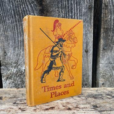 Time and Places 1947 Book -- Time and Places Book -- Educational Book -- Childrens Book -- Vintage Childrens Book -- 1940s Reference Book 