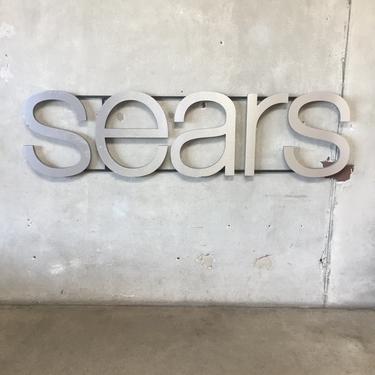 Sears Store Display Trade Sign