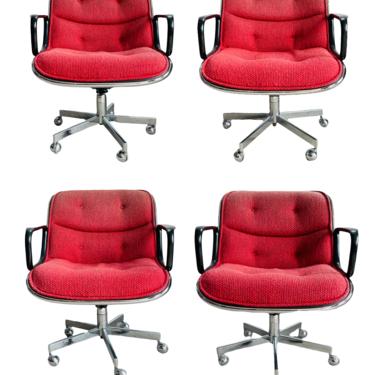 Set 4 Charles Pollock Armchairs