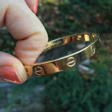 Authentic Cartier Love Bracelet Revson Vintage 1970 Brain