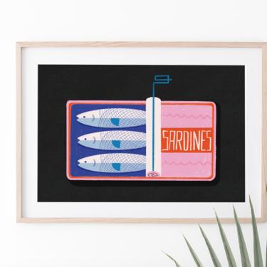 Sardines Art Print