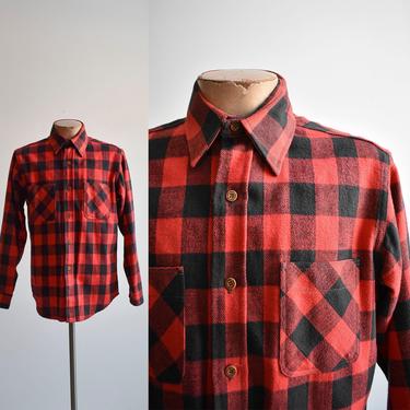 Vintage Lumberjack Plaid Flannel Shirt 