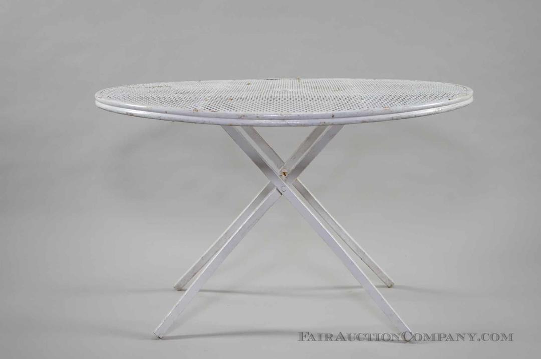 Vintage Homecrest Outdoor Patio Table Fair Auction Co Fort