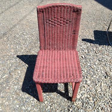 Red Wicker Chair, 15