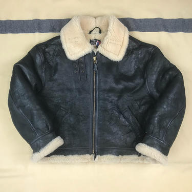 【vintage】Type B-3 80s USA vintage】Type B-3 80s USA Vintage 80's Type B-3 Sheepskin