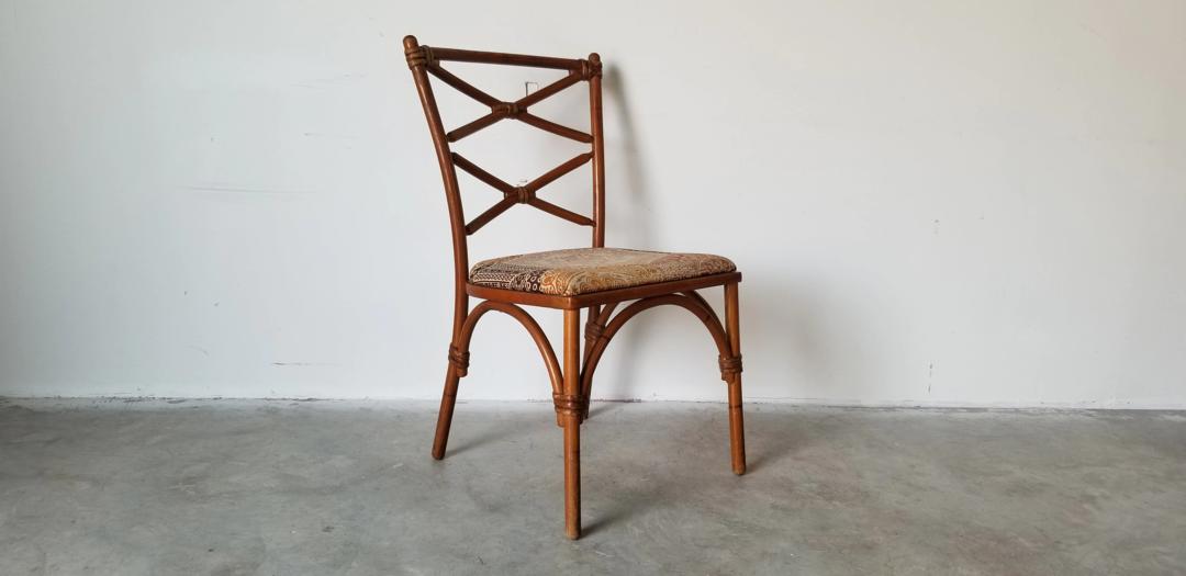 1970s Vintage Heywood Wakefield Accent Desk Chair. Miami Vintage