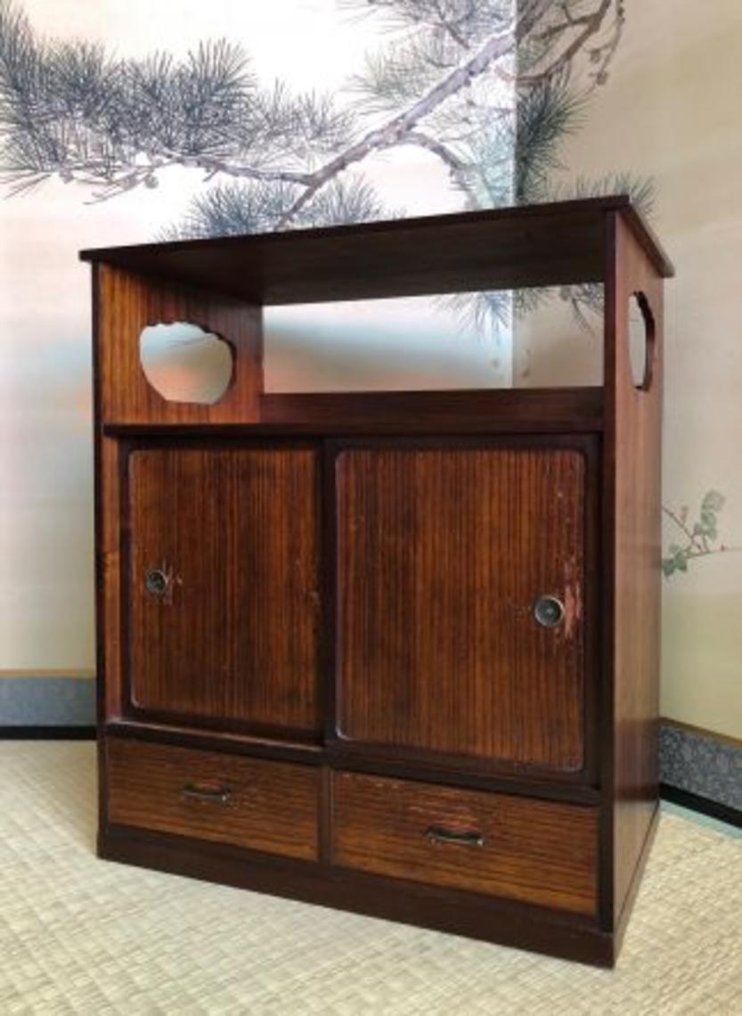 Antique Japanese Cha Tansu Tea Chest Kuraya Japanese Antiques San