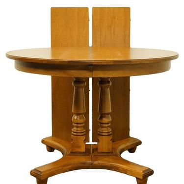 Tell City Furniture Colonial Style Maple 64" Double Pedestal Dining Table - Formica Top 