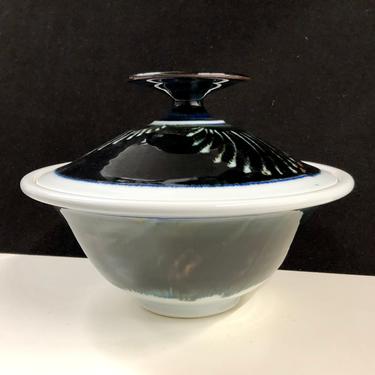 Gorgeous Marc Matsui Northwest Studio Pottery Serving Bowl with Lid 