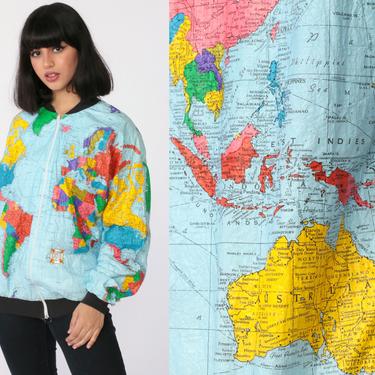 World MAP Jacket 90s Ty Breakers Wearin The | Shop Exile - Tucson