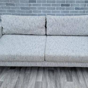 Andes Sofa in Storm Grey Chenille Tweed with Dark Pewter Legs By Bauhaus