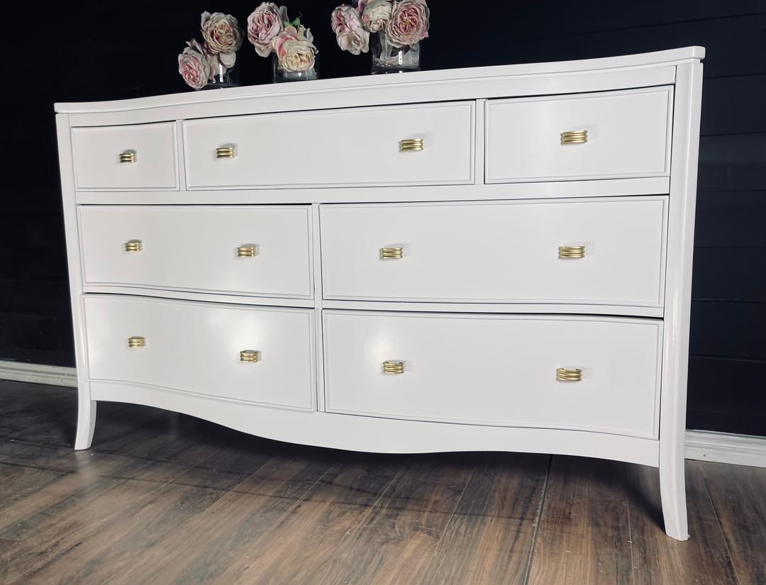 Extra Tall Dresser console credenza solid wood customizable color The Dresser Shoppe Dallas, TX
