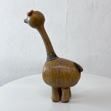 Abstract Giraffe Figure Funky Studio Art Pottery Midcentury Modern 1970s 