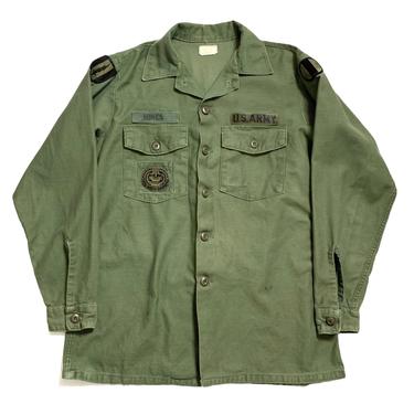 Vintage 1970s OG-107 US Army Utility Shirt ~ fits | Sparrows