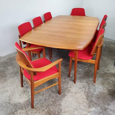 Arne Hovmand-Olsen 8 Chair Teak Dining Set (Please Read Shipping Info & Instructions) 