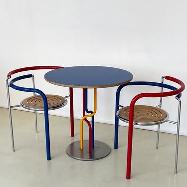 Vintage Modern Dining Table & Chairs by Rud Thygesen & Johnny Sørensen for Botium, Denmark,