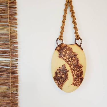 Native American Studio Pottery Wall Pocket | Hanging Vase 