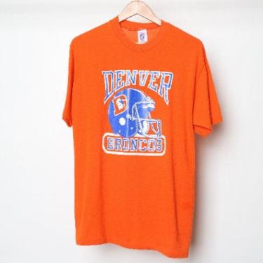 Vintage 70's Super Soft Denver Broncos T-Shirt With Logo Wear Size