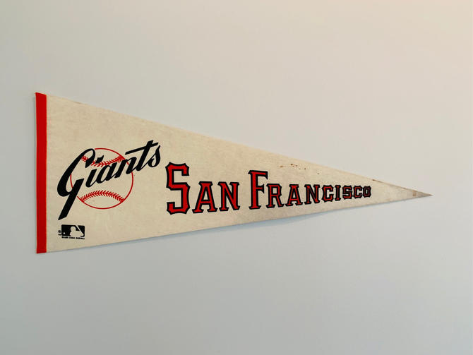 Vintage San Francisco Giants MLB Baseball Pennant, Delve Chicago