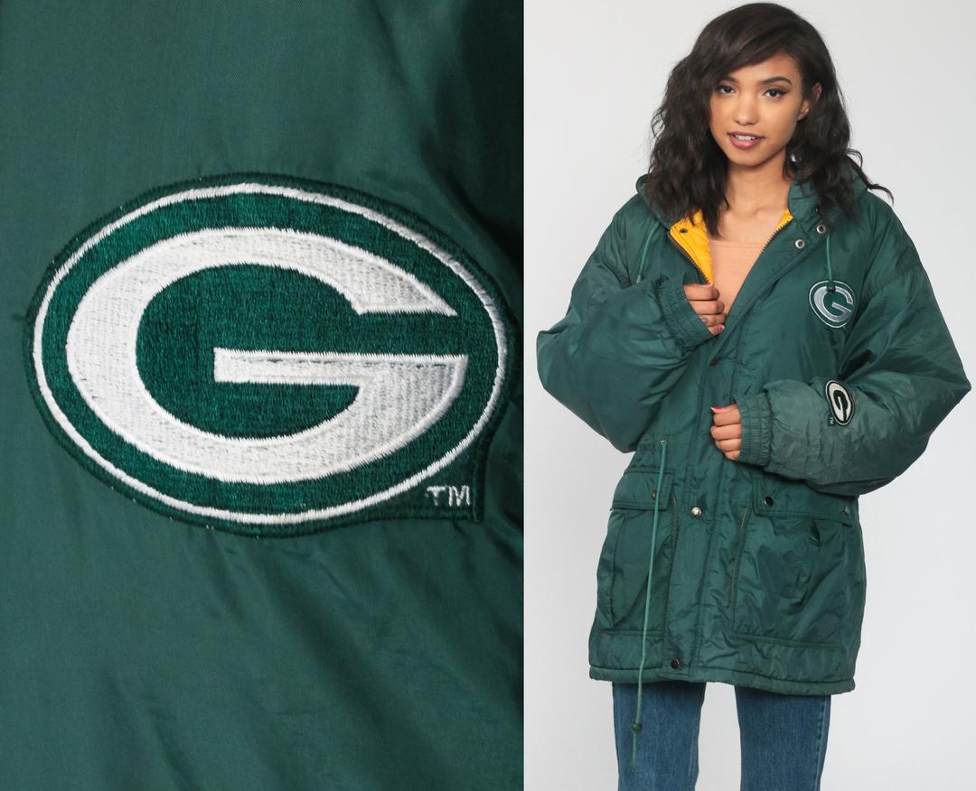 Vintage Starter NFL Green Bay Packers Embroidered Winter Jacket Sz 2XL – F  As In Frank Vintage