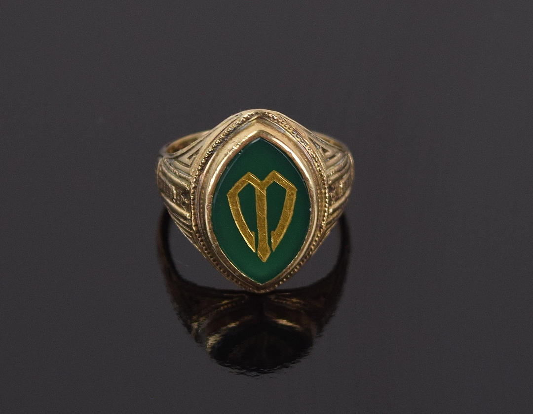 Vintage 1954 Immaculate Heart Mary High School Class Ring 10K Gold ...