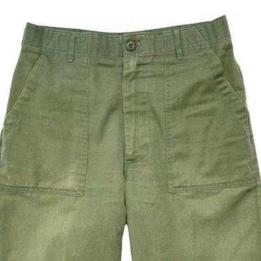 Vintage US Army OG-507 Field Trousers / Pants ~ measure 30 x 28.5 ~ Post Vietnam War ~ 30 Waist 