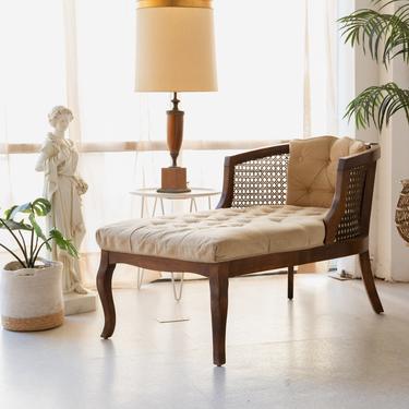 Vintage Boho Chaise Lounge Chair