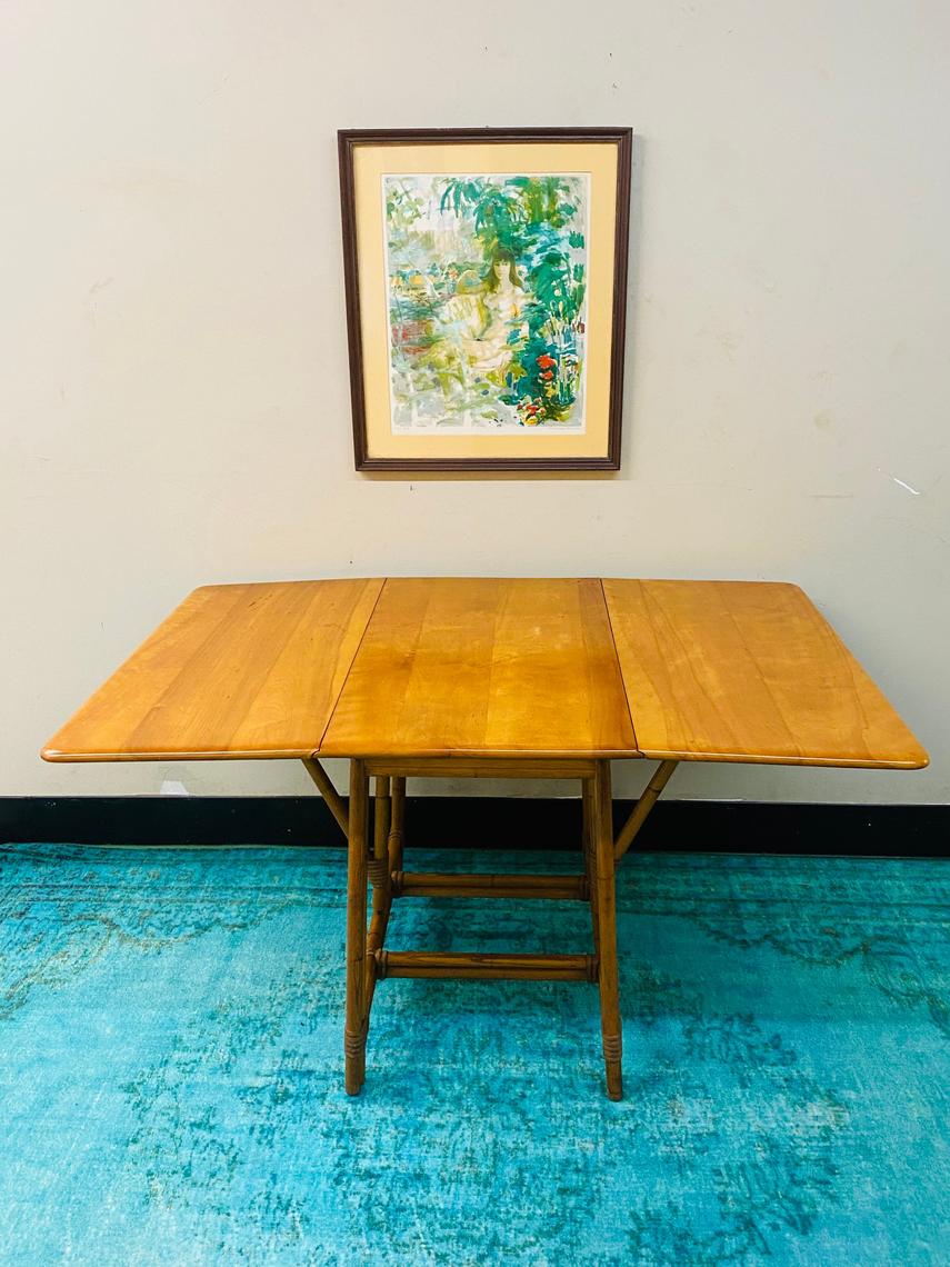 Heywood wakefield drop leaf deals dining table