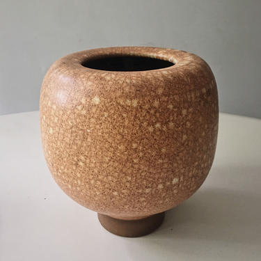 Bauhaus Pottery Vase by Heiner Hans Körting Keramik Vintage Scandinavian Danish Modern Pottery Mid Century Donbury vase footed 
