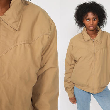 Tan down outlet coat