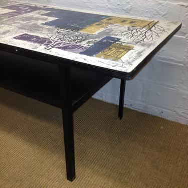 Coffee Table, Sofa Table, John Piper, London Skyline, Myer, Heals, Conran 