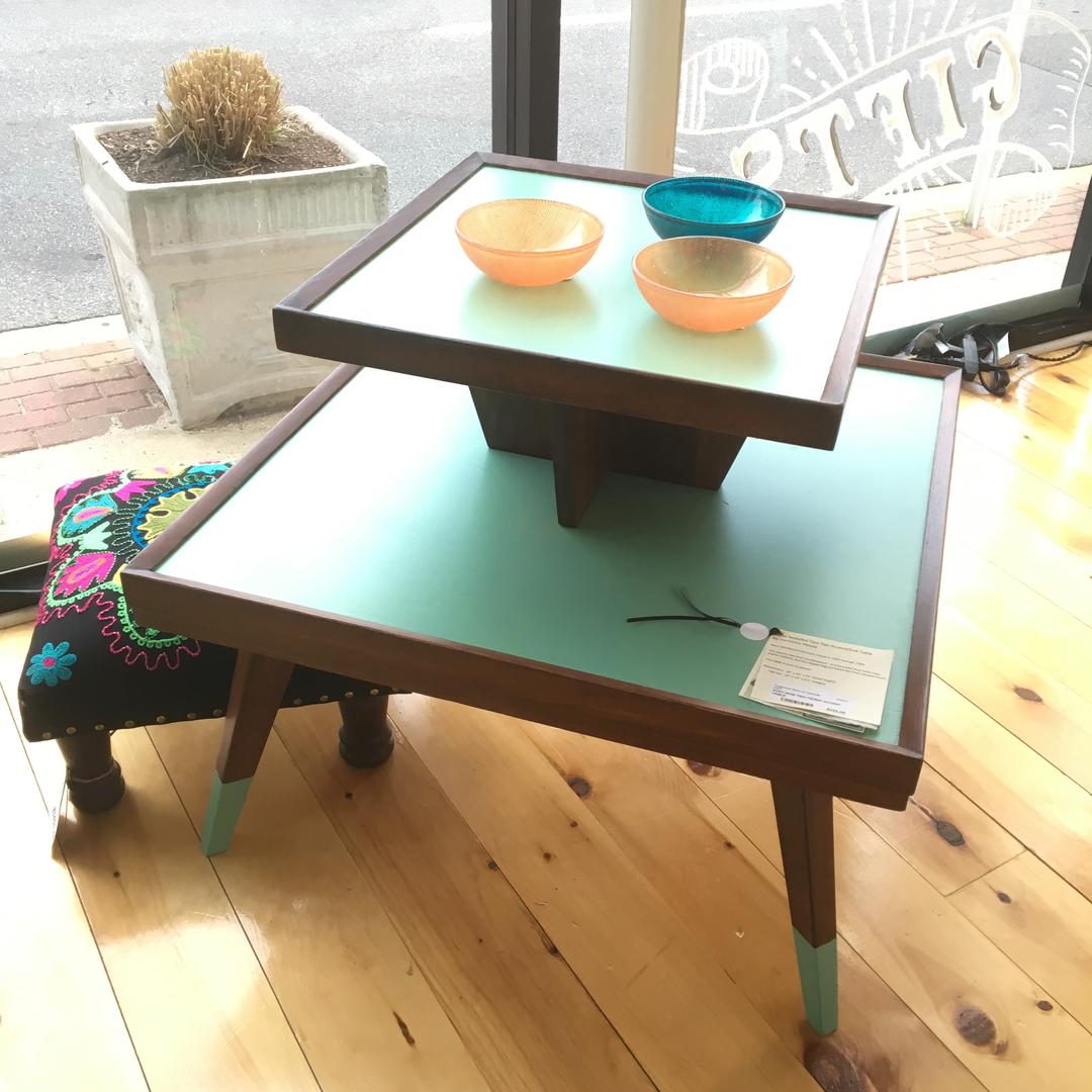 MCM twotier side table Tanglewood Works Hyattsville, MD