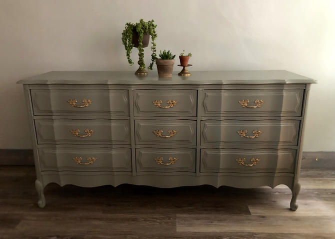 The Mireille French Provincial 9 Drawer Dresser By